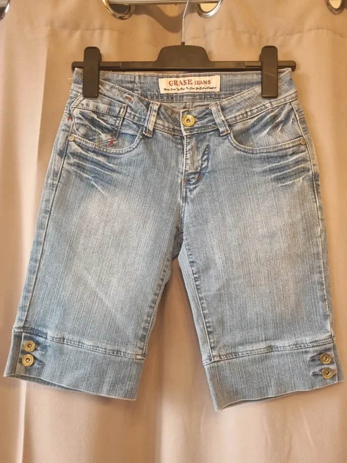 Short en jeans