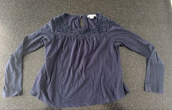 La Halle - blouse ml bleue fille 8 ans