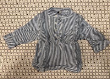 Chemisier rayé manche longue