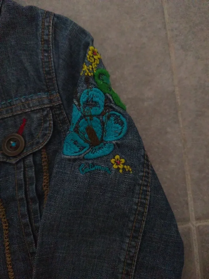 Veste en jean catimini - photo numéro 3
