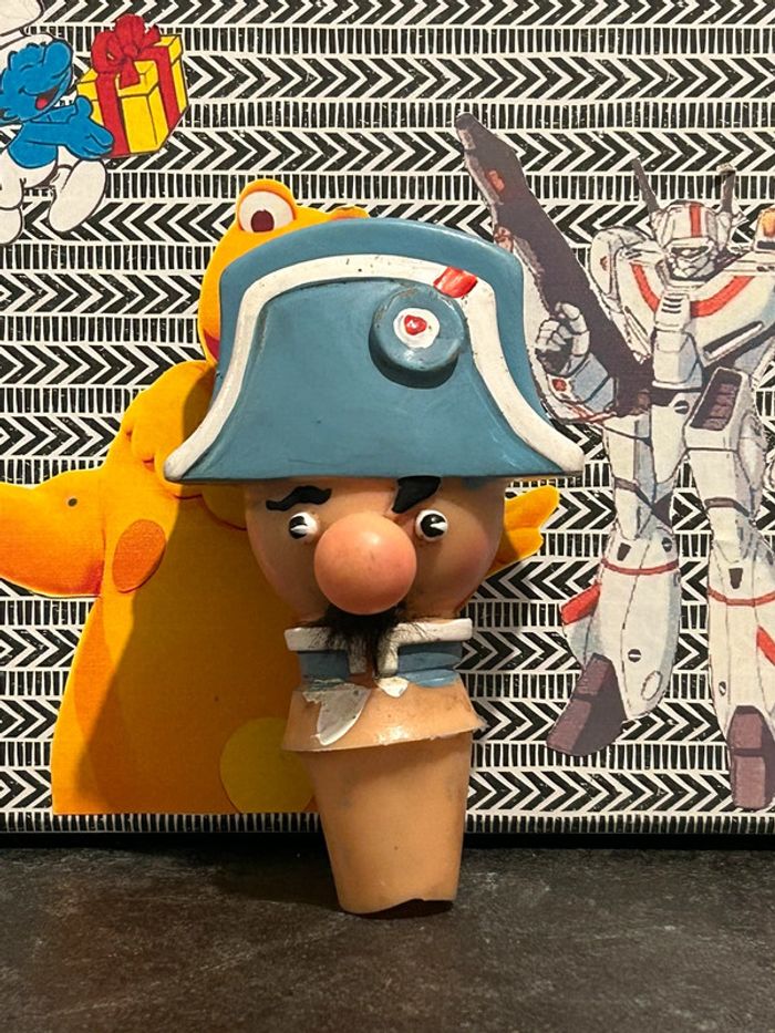 Ancienne tête de marionnettes napoléonienne - photo numéro 6