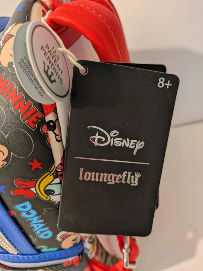Sac à dos Loungefly Mickey et amis avec serre-tete - photo numéro 6