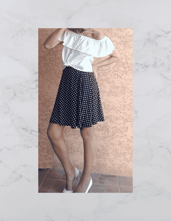 📌 Jupe à Pois - Style Rétro / Pin-up