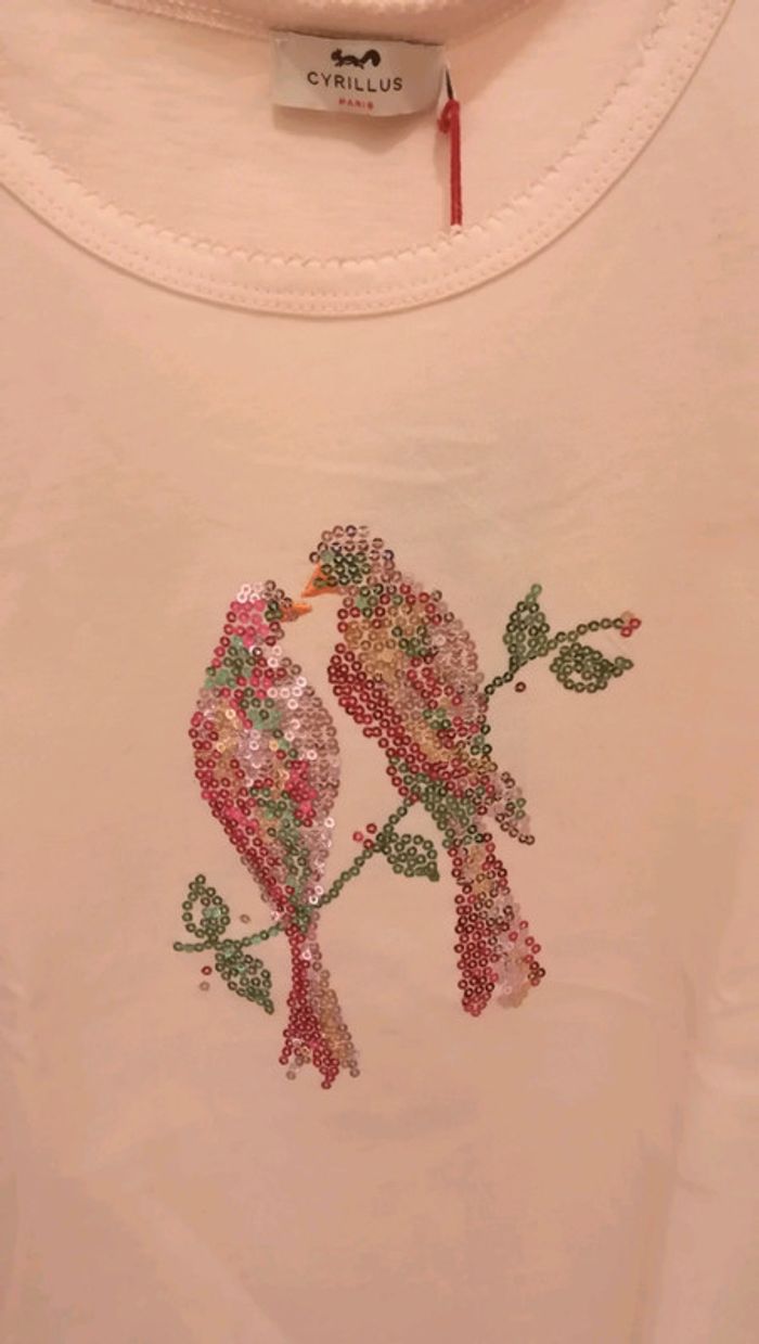 Tee-shirt neuf étiqueté T14 ans - V92B - photo numéro 2