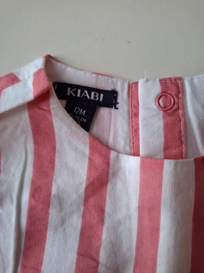 Lot de 2 robes Kiabi légères taille 12 mois - photo numéro 5