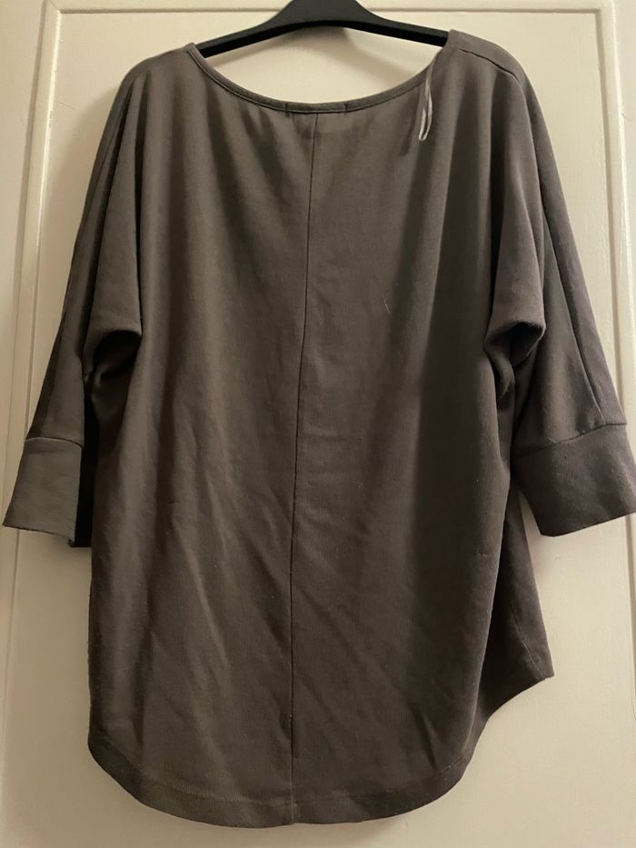 T-shirt uni manche 3/4 - photo numéro 2