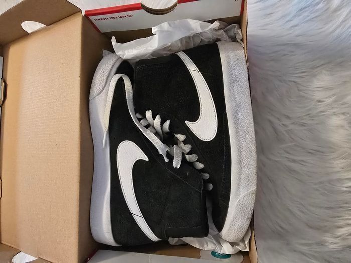 🥰🤩SUPERBES Baskets mixtes NIKE blazer mid, pointure 35.5  (mises 2 fois)🤩😍 - photo numéro 8