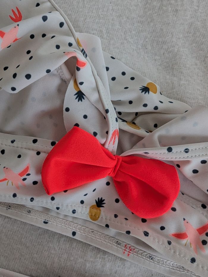 Maillot de bain 2p blanc à pois - 36M - Kiabi - photo numéro 8