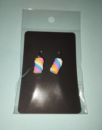 Boucle d'oreille guimauve