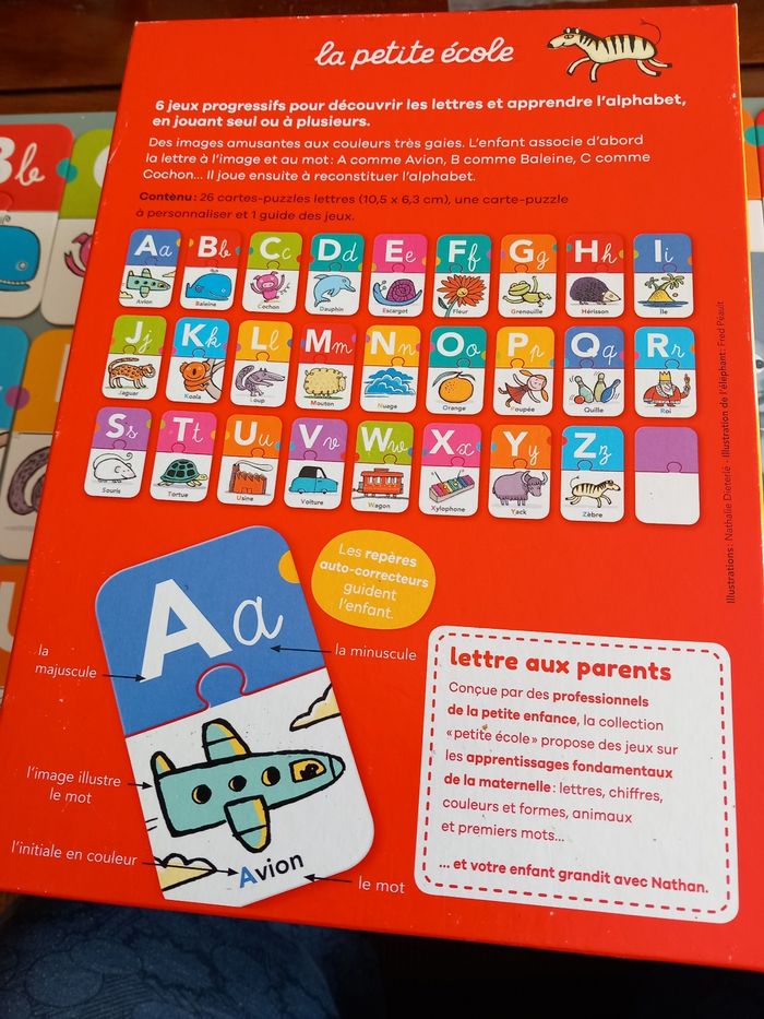 Jeu de lettres la petite école Nathan 3-5ans - photo numéro 5