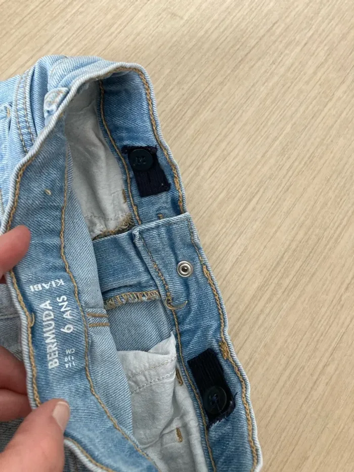 Bermuda short en jean 6 ans - photo numéro 3