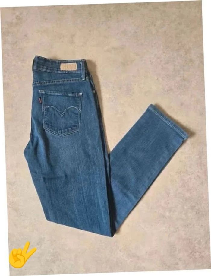 Jeans Levi's W27|FR36 L30 coupe droite bleu marine Femme-Women pan401