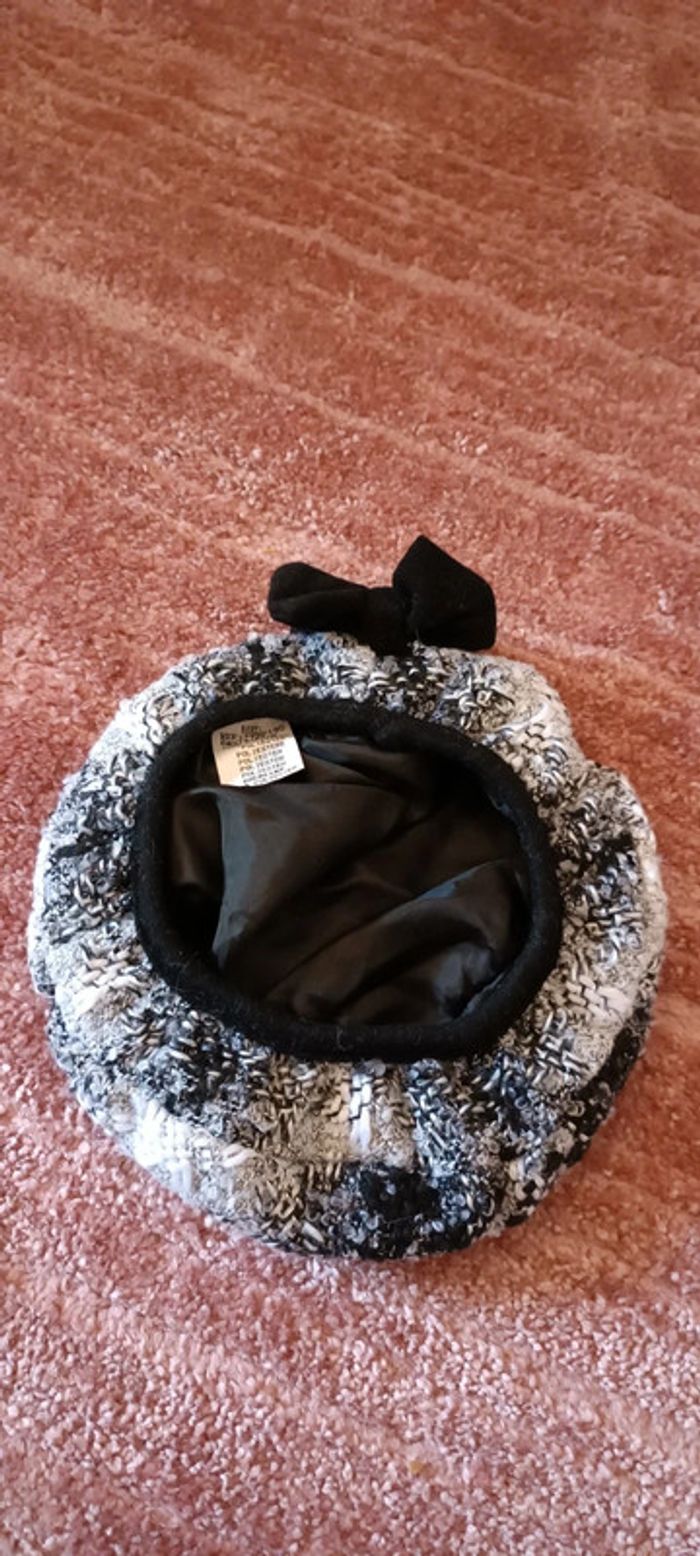 Béret fille noeud - photo numéro 4