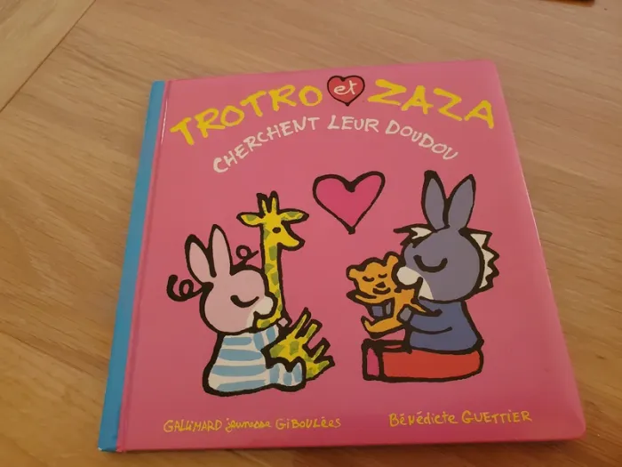 Livre Trotro et zaza cherchent leur doudou