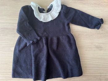 Robe bleu marine mi saison