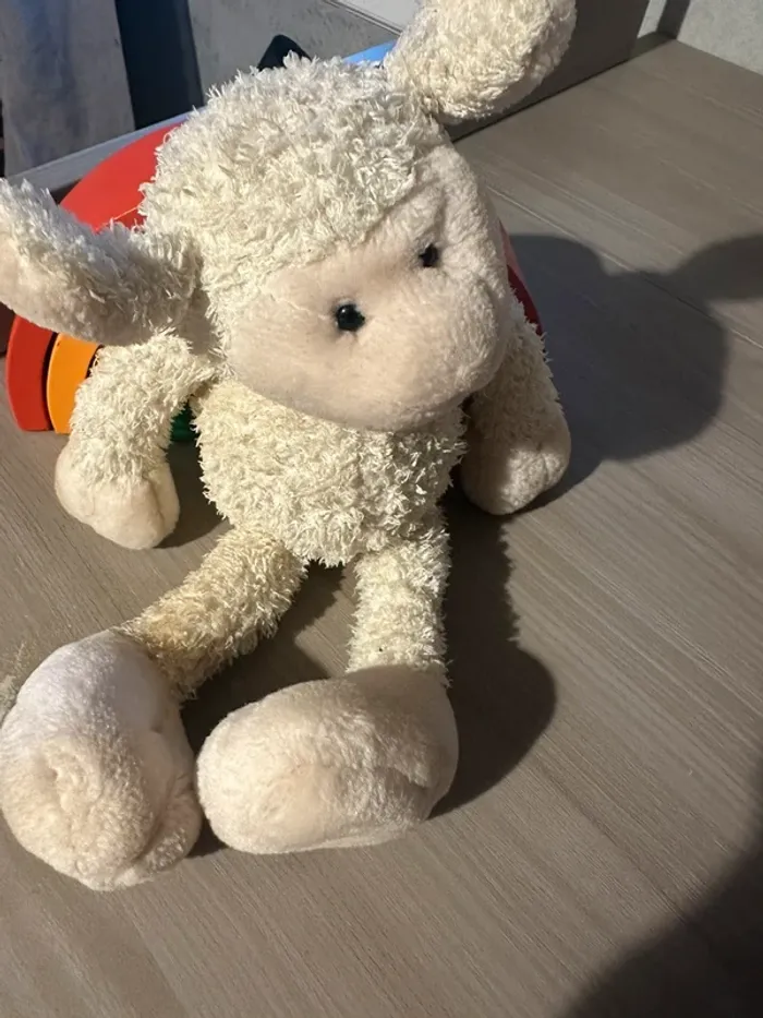 Peluche doudou mouton sunkid