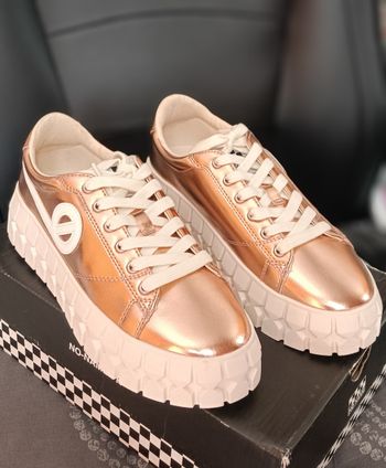 Baskets Femme, NO NAME play sneaker W, Rose-Gold. Pointure 38. Neuves.