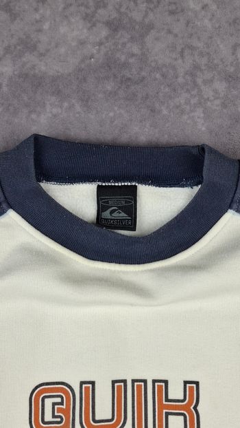 Sweat Quiksilver Vintage "QUIK 69" - Style Raglan Y2K - Taille M