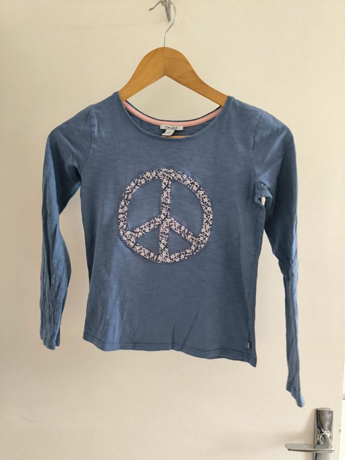 T-shirt manche longue okaidi 10 ans