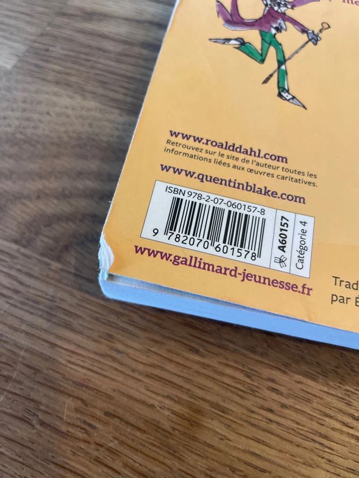 Livre Ronald Dahl Charlie et la chocolaterie  Folio Junior - photo numéro 8