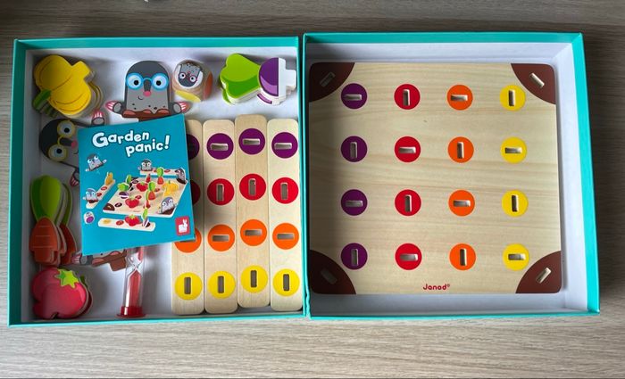 Janod Garden Panic jeu en bois dès 2ans - photo numéro 3