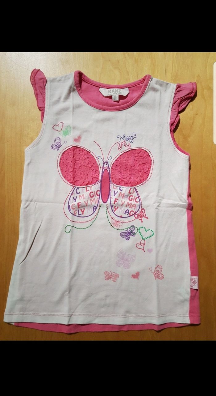 T-shirt manches courtes enfant fille 6 ans