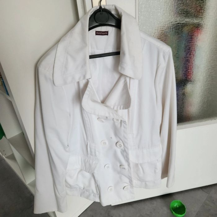 Veste manteau blanc blancheporte 38/40 - photo numéro 2