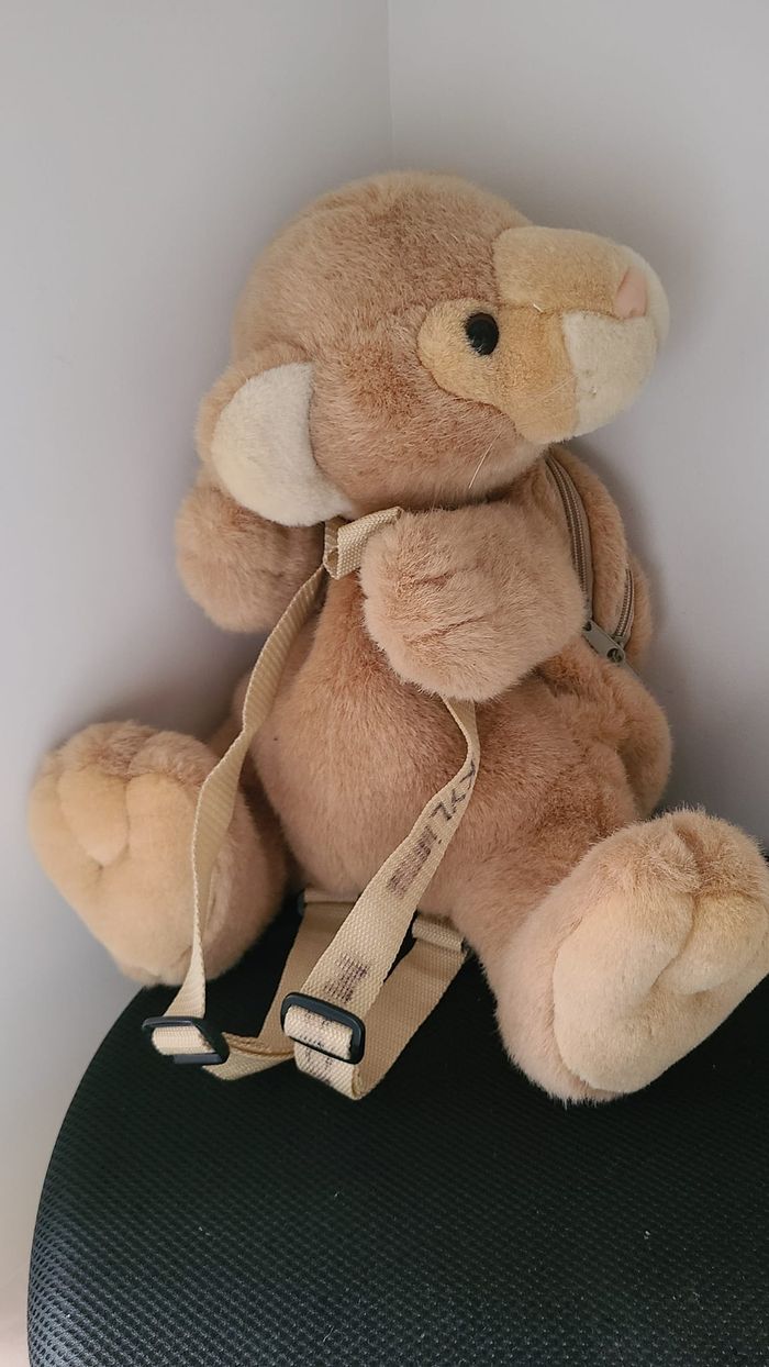 sac à dos peluche lionceau - photo numéro 2