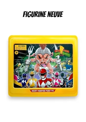 Figurine Power Rangers Pudgy Pig Special Edition Mighty Morphin Lightning Collection