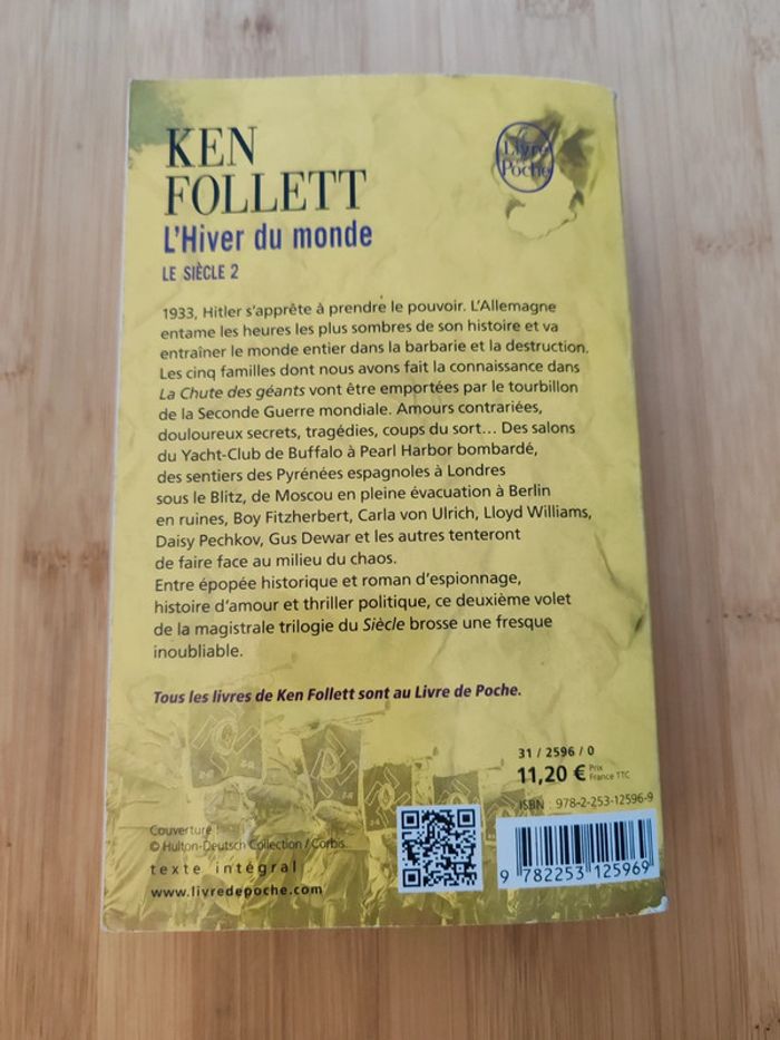 Ken Follet 🌸 L'hiver du monde - photo numéro 2