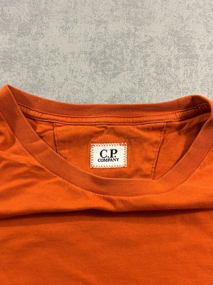 T-Shirt CP Company Orange Taille L - photo numéro 3