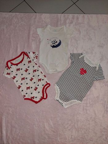 Lot de 3 bodies (Disney)