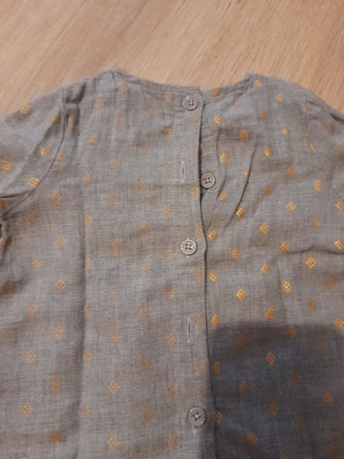 Tunique grise et doree - photo numéro 5