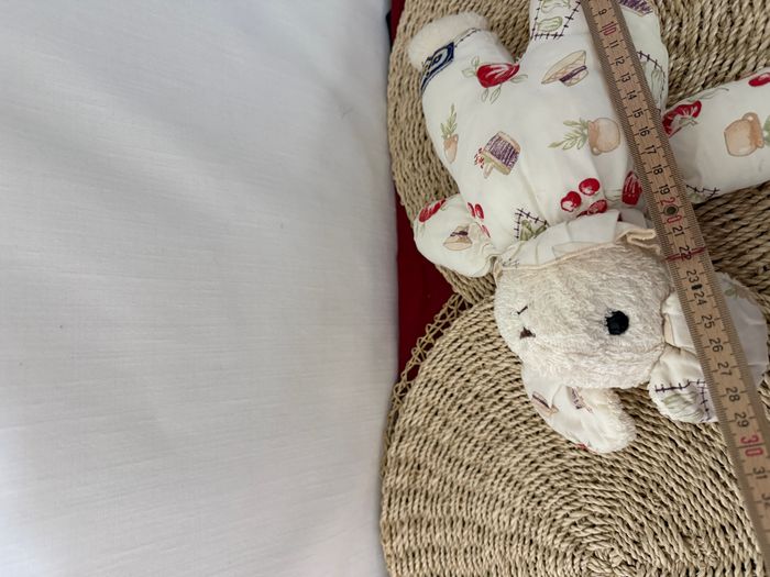 Doudou Souris Eponge Tissus AJENA Vintage Peluche - photo numéro 3