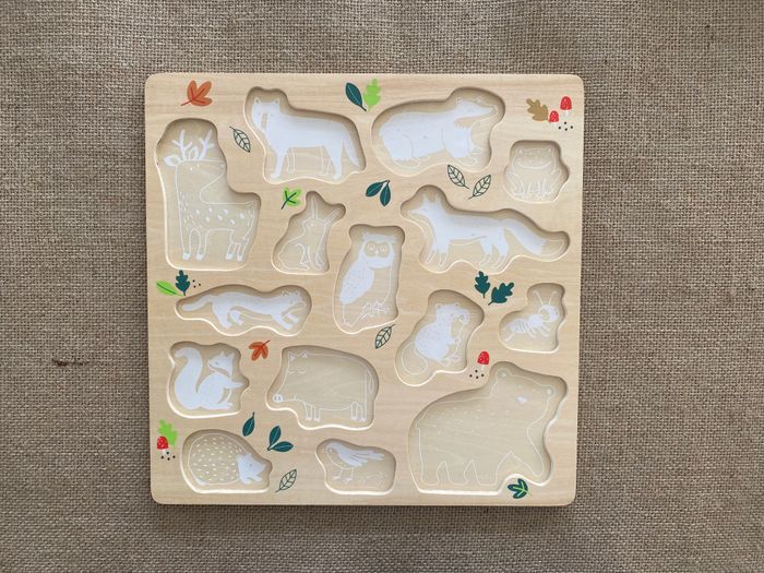 Puzzle boutons Forêt en bois Vertbaudet - photo numéro 2