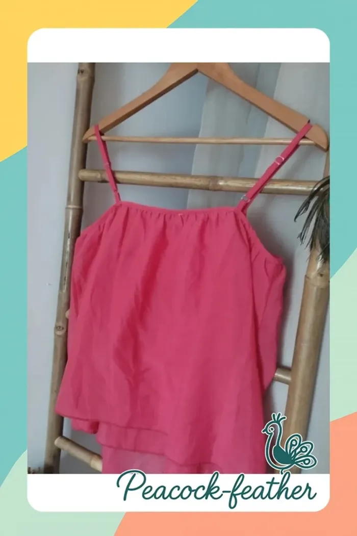 Débardeur rose camaïeu 40 - photo numéro 5