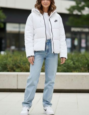 Doudoune Blanche Nike