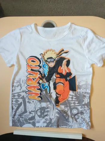 T-shirt manches courtes garçon 5 6 ans Naruto