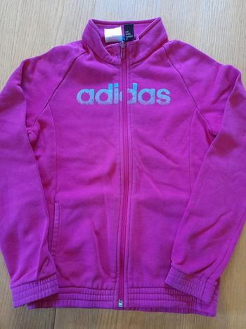 Veste survêtement adidas fille 10-11ans
