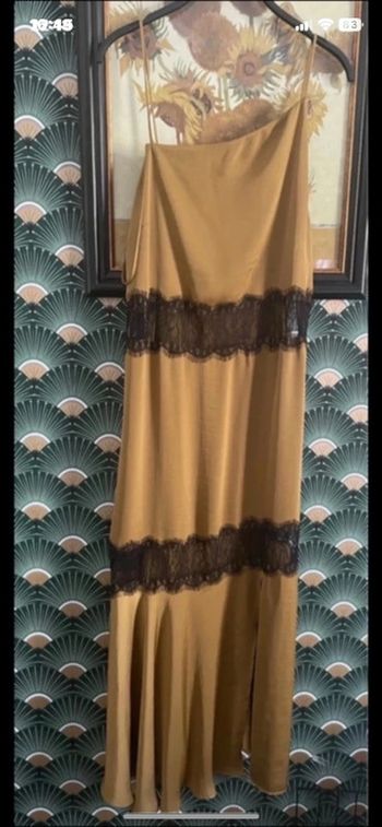 Belle robe de soirée en satin Zara taille XL