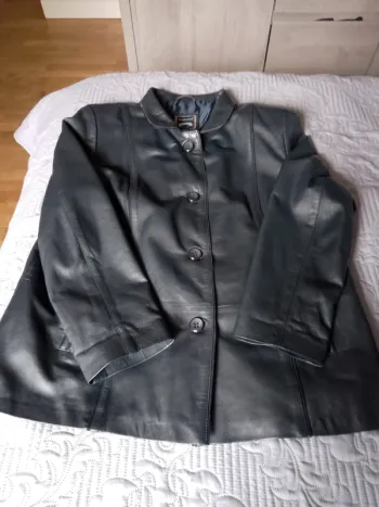 Veste en véritable cuir
