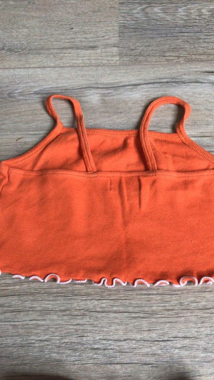 Ensemble short + tee-shirt 24 mois Vinyl Fraise - photo numéro 4