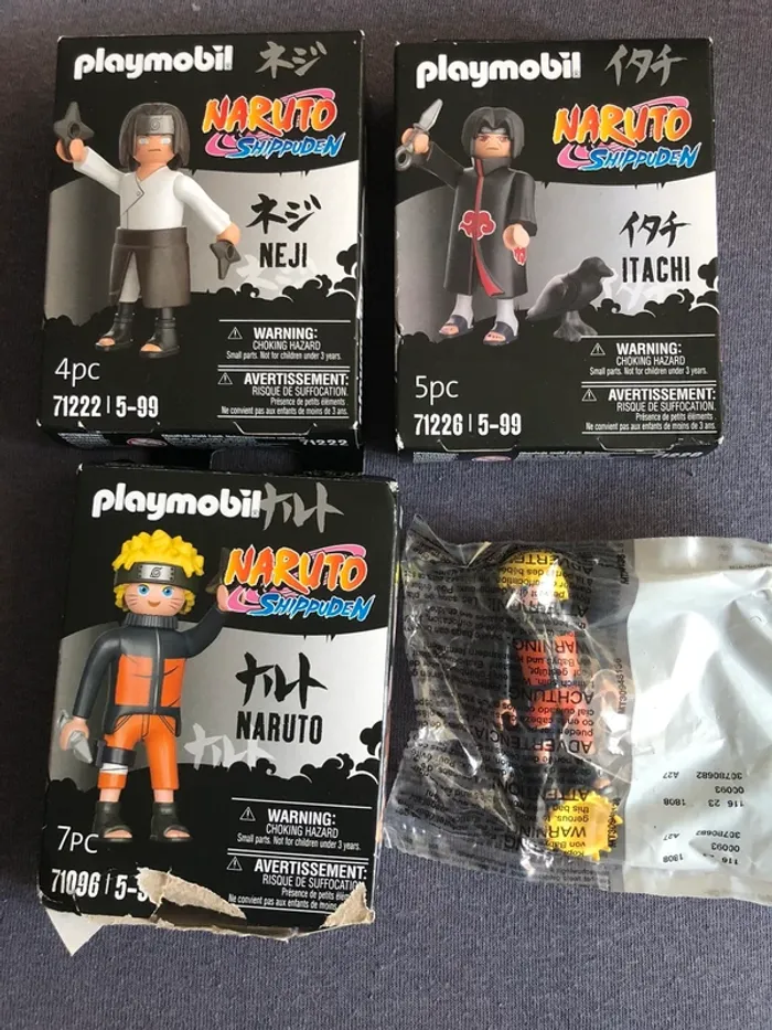 Lot de 3 Playmobil Naruto Shippuden - photo numéro 4