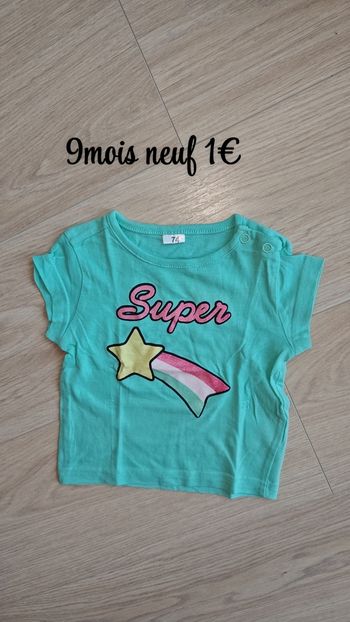T-shirt 9mois neuf