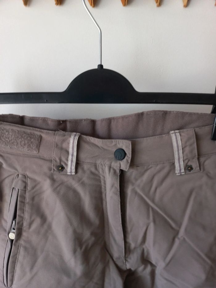 Pantalon de ski marron femme - photo numéro 3