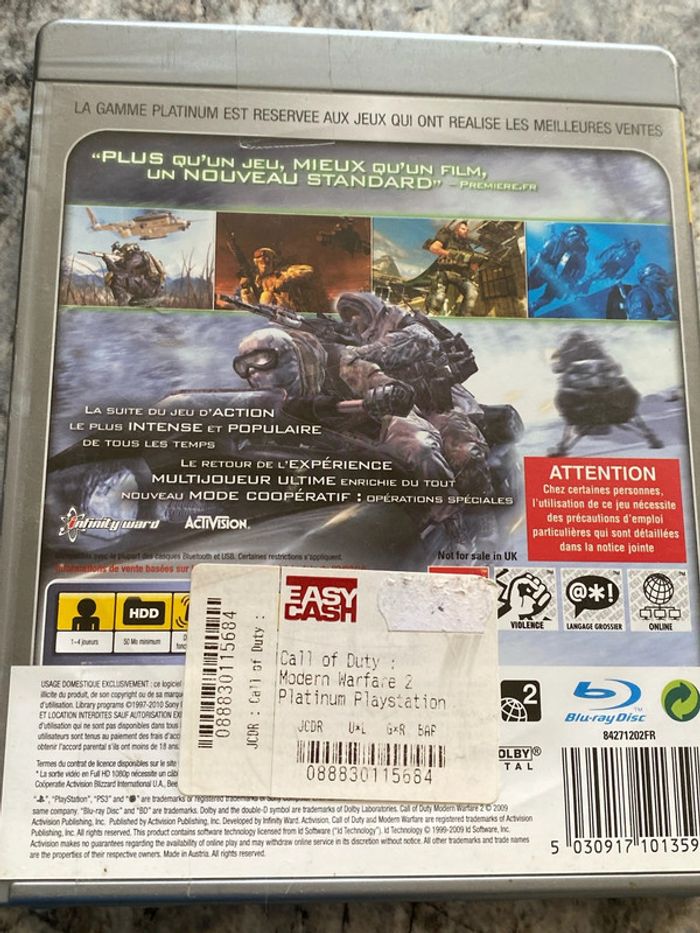 call of duty modern warfare 2 ps3 - photo numéro 3