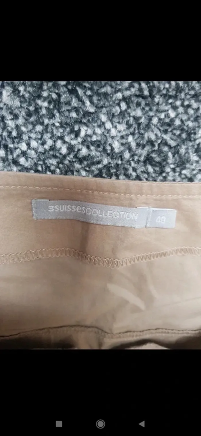 Robe d"été style safari 3 suisses beige T40 - photo numéro 3