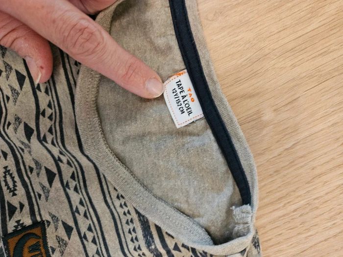 Tee shirt manches longues tape à l'oeil 12 ans - photo numéro 4