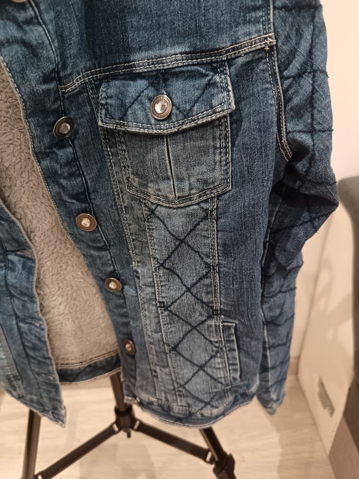 Veste en jean 14 ans orchestra moumoute a l'intérieur - photo numéro 5