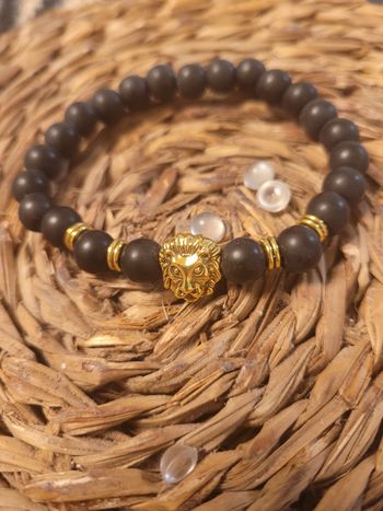 Bracelet tête de lion